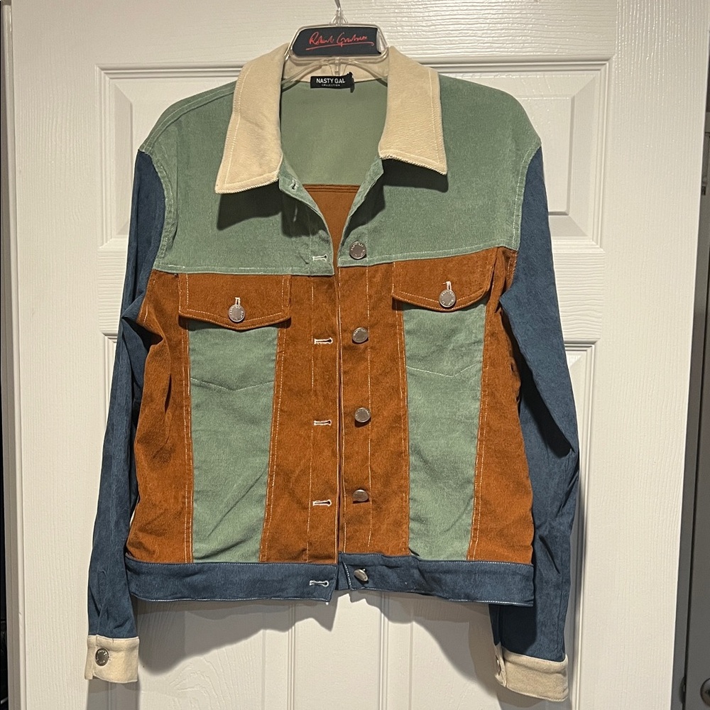 Nasty Gal Multicolor Denim Jacket